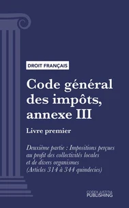 Code général des impôts, annexe III