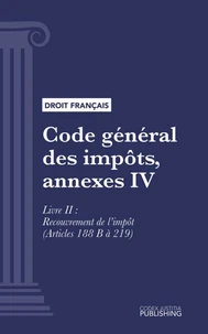 Code général des impôts, annexe IV