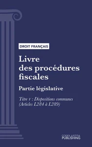 Livre des procédures fiscales