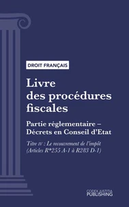 Livre des procédures fiscales
