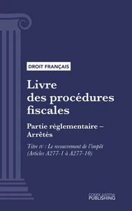 Livre des procédures fiscales