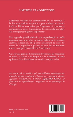 Hypnose et addictions. Actes du dixième Congrès de l'Association Européenne des Praticiens d'Hypnose