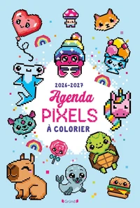 Agenda pixels à colorier