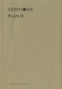 Cérémonie Plan 01 Architectes