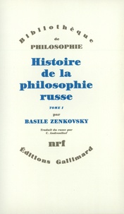 Vasili-Vasilievitch Zenkovski - Histoire De La Philosophie Russe.