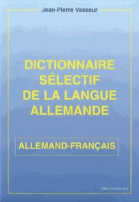 Dictionnaire sélectif de la langue allemande