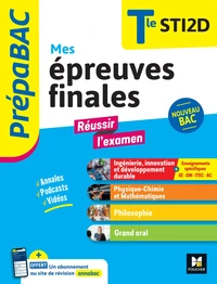 Mes épreuves finales Tle STI2D