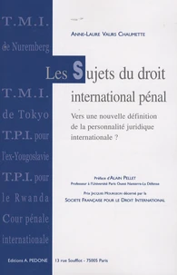 Les sujets du droit international pénal