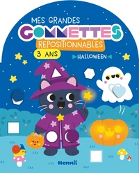 Mes grandes gommettes repositionnables - 3 ans - Halloween