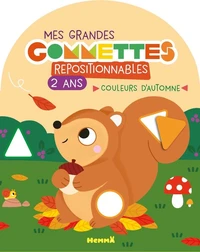 Mes grandes gommettes repositionnables Couleurs d'automne