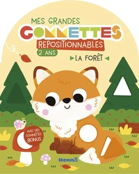 Mes grandes gommettes repositionnables La forêt