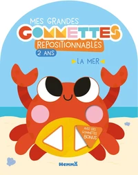 Mes grandes gommettes repositionnables La mer