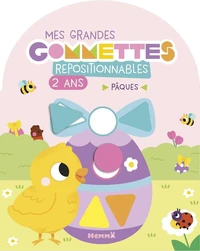 Mes grandes gommettes repositionnables Pâques