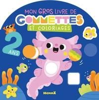 Mon gros livre de gommettes et coloriages