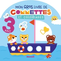 Mon gros livre de gommettes et coloriages