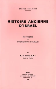 Histoire ancienne d'Israël