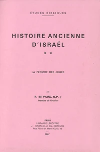 Histoire ancienne d'Israël
