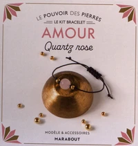 Le kit bracelet amour. Quartz rose