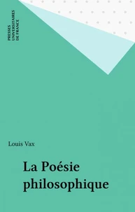 La Poésie philosophique