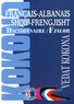 Vedat Kokona - Dictionnaire français-albanais - Plus de 43 000 mots et expressions.