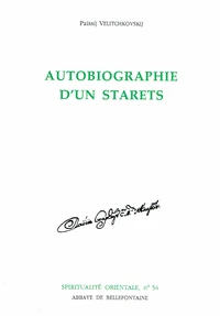 Autobiograhie d'un starets