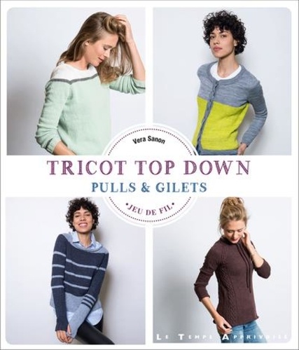 Tricot top down. Pulls & gilets