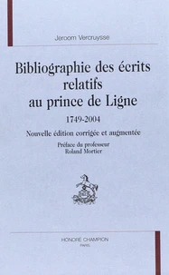 Bibliographie des écrits relatifs au prince de Ligne