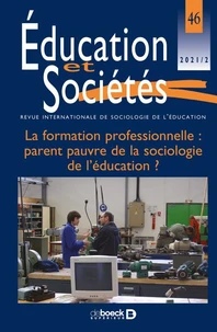 La formation professionnelle : parent pauvre de la sociologie de l'éducation ?