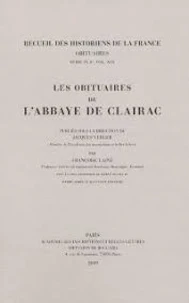 Les obituaires de l’abbaye de Clairac