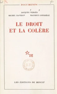 Le droit et la colère