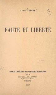 Faute et liberté...
