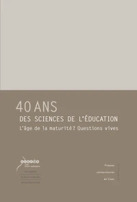 40 ans des sciences de l'éducation