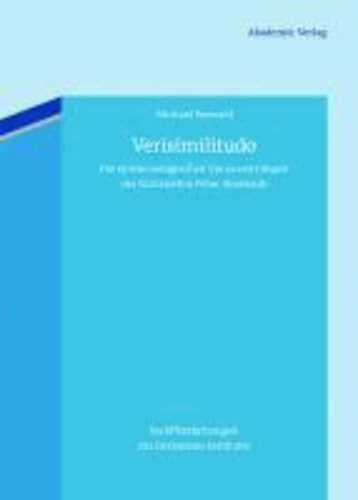 Verisimilitudo - Die epistemologischen Voraussetzungen der Gotteslehre Peter Abaelards.