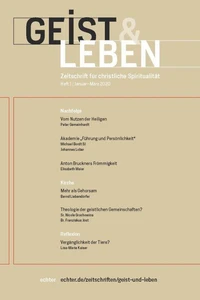 Geist &amp; Leben 1/2020