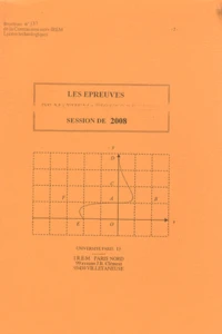 Les épreuves de mathématiques aux BTS 2008