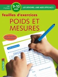 Feuilles d'exercices Poids et mesures Primaire CM1