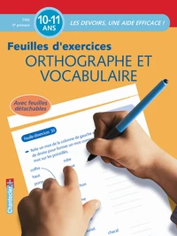Orthographe et vocabulaire CM2 5e primaire