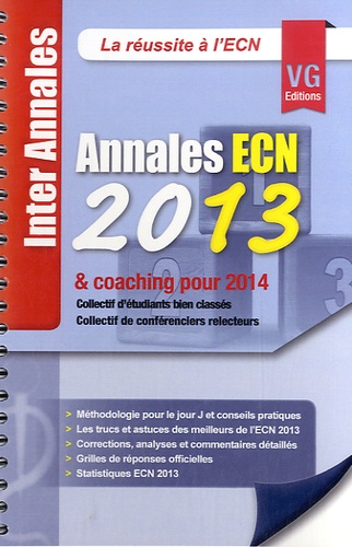  Vernazobres-Grego - Annales ECN 2013 et coaching pour 2014.