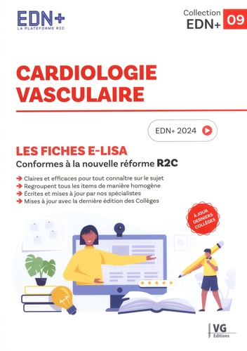 Cardiologie Vasculaire. Les fiches E-Lisa  Edition 2024