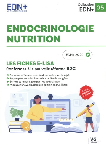 Endocrinologie, nutrition. Les fiches E-Lisa  Edition 2024