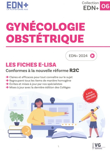 Gynécologie obstétrique. Les fiches E-Lisa  Edition 2024