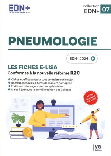 Pneumologie. Les fiches E-Lisa  Edition 2024