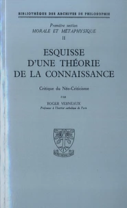 Morale et métaphysique - Première section
