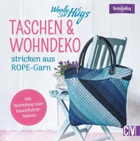 Woolly Hugs Taschen &amp; Wohn-Deko stricken aus ROPE-Garn.