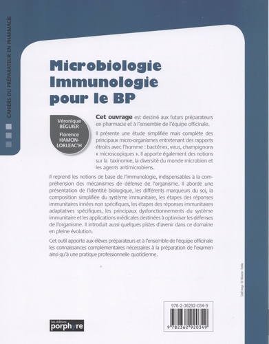 Microbiologie - Immunologie pour le BP