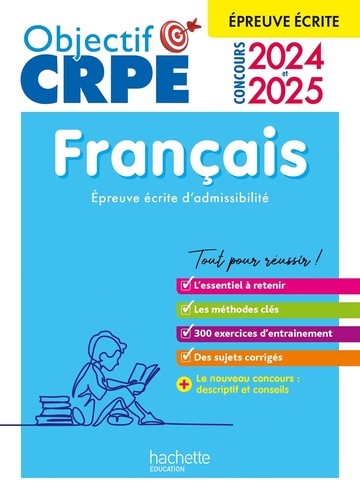 Français. Epreuve écrite d'admissibilité  Edition 2024-2025