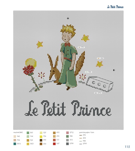 Le Petit Prince à broder au point de croix de Véronique Enginger - Grand  Format - Livre - Decitre