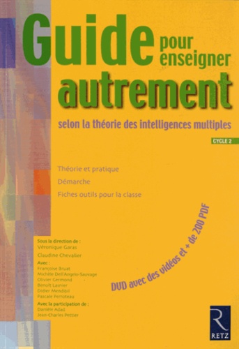 Véronique Garas - Guide pour enseigner autrement selon la théorie des intelligences multiples - Cycle 2. 1 DVD