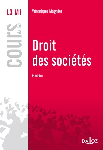 Droit des sociétés 8e édition