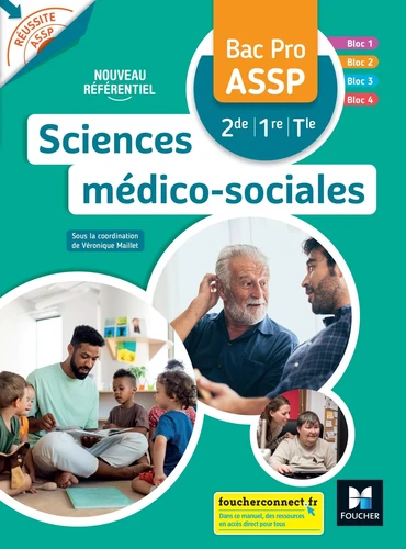 Couverture de Sciences médico-sociales 2de/1re/Tle Bac Pro ASSP